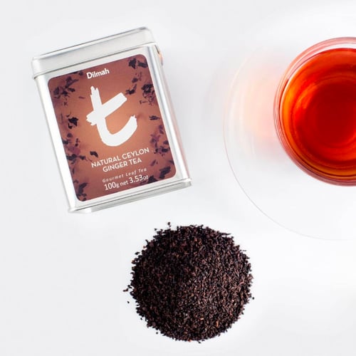 شاي ديلما اسود بالزنجبيل