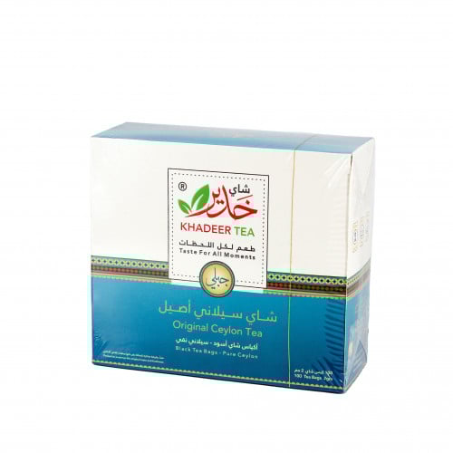 شاي خدير جبلي شاي اسود سيلاني نقي - 100 كيس