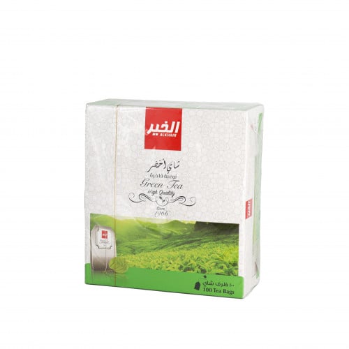 شاي الخير أخضر - 100 كيس