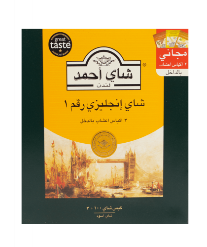 شاي احمد انجليزي رقم 1 100 كيس