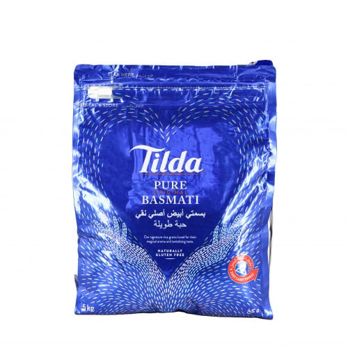 ارز تيلدا بسمتي ابيض اصلي نقي - 5 كيلو
