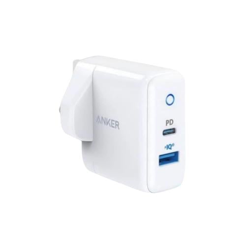 انكر - شاحن منزلي يو اس بي + تايب سي ٣٥ واط