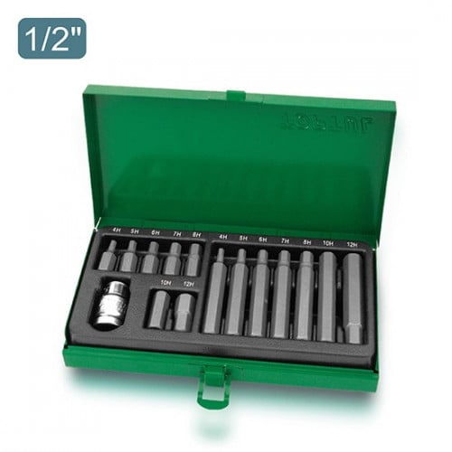 طقم شنطة H مسدس 15 قطعة TOPTUL