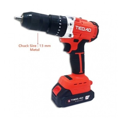 دريل بطارية همر رأس 13 mm تيداو TIEDAO TD18013H
