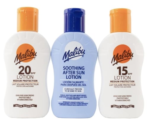 مجموعة ماليبو للسفر ١٠٠ مل | | Malibu Travel Essen...