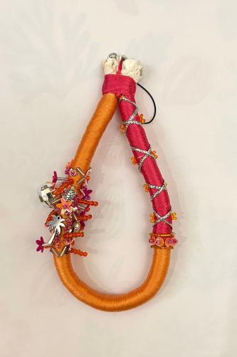 تعليقة جوال (برتقالي) | Handmade Keychain Charms (...