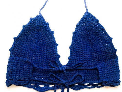 بكيني توب (ازرق) | Greece Bikini Top (Blue)