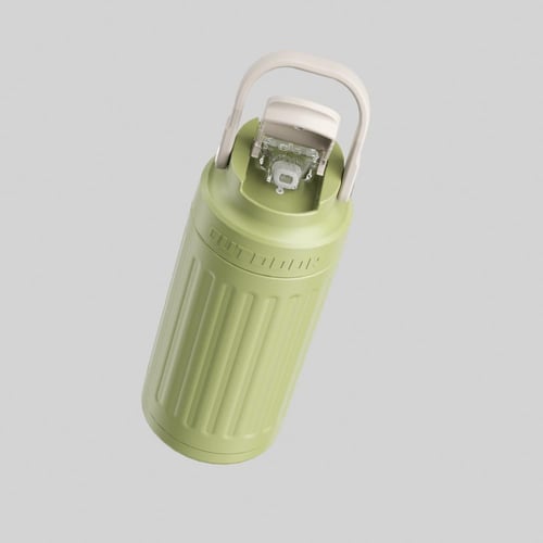 كوب حراري 600 ملي اخضر