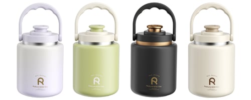 كوب حراري 1.3 لتر أسود