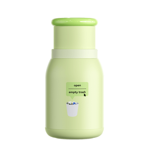 ترمس حراري 500 ملي اخضر