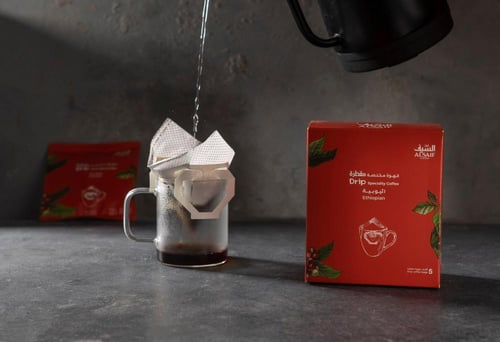 5 أظرف قهوة اثيوبي مقطرة