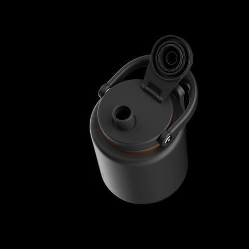 كوب حراري 1.3 لتر أسود