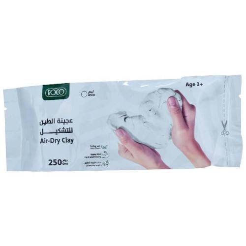روكو عجينة سيراميك 250 جرام أبيض العبوة 24 حبة