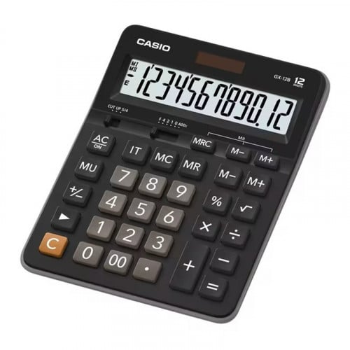 كاسيو ألة حاسبة مكتبية 12 خانة GX-12B