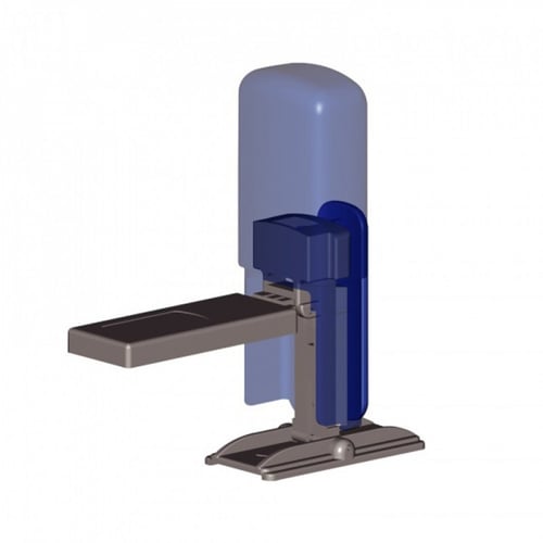 شيني ختم الجيب 38X14 مم أسود مع طباعة الإسم