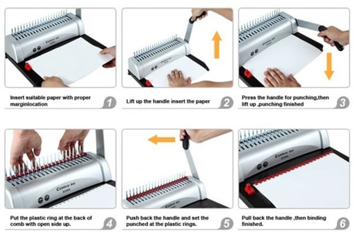 كومكس جهاز تخريم و تجليد بالكعوب البلاستيكية B2988