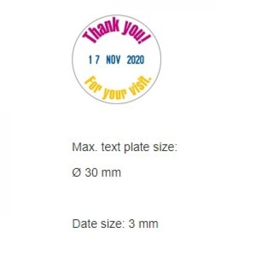 تصميم كليشة للأختام القياسية