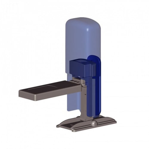 شيني ختم الجيب 47X18 مم وردي مع طباعة الإسم