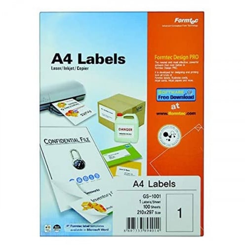 فورمتك ورق لاصق مطفي A4