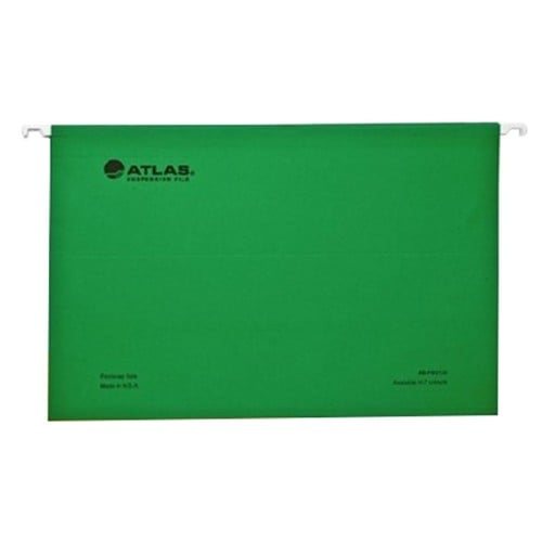 أطلس ملف علاقي أخضر فاتح علبة 50 ملف