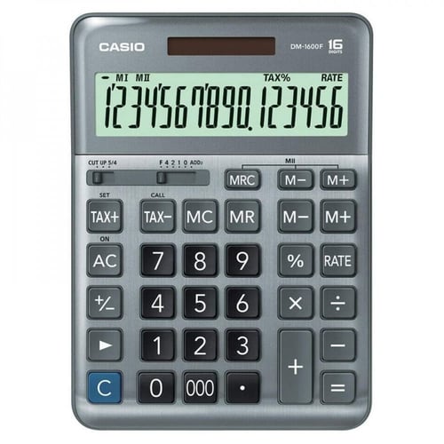 كاسيو ألة حاسبة مكتبية 16 خانة DM-1600F