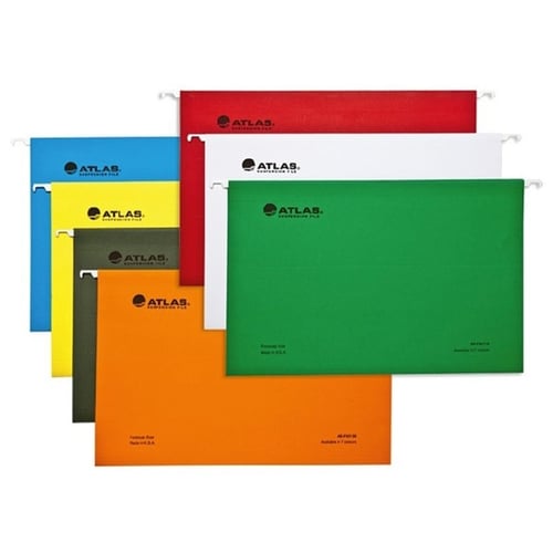 أطلس ملف علاقي أصفر علبة 50 ملف