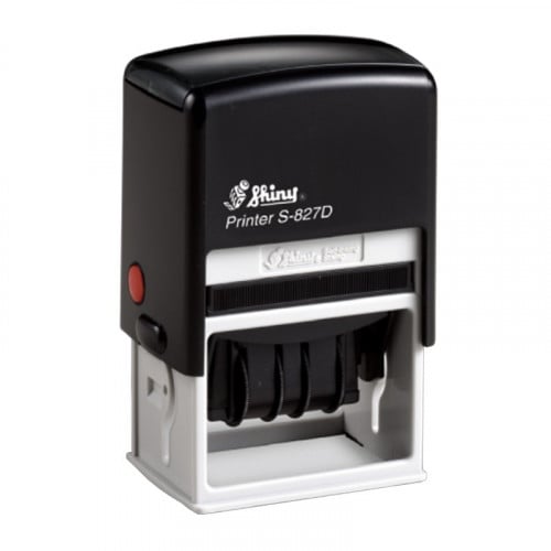 شيني ختم ذاتي التحبير 50X30 مم بتاريخ مع الطباعة