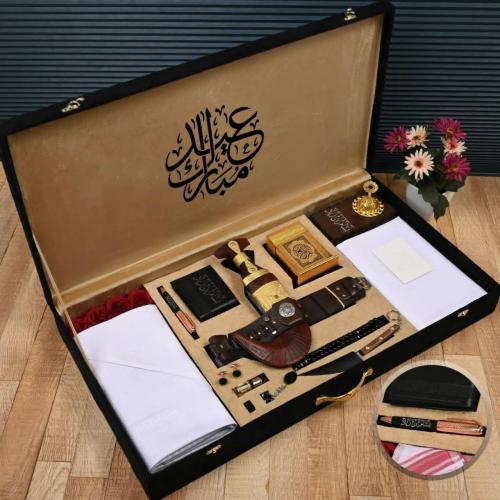 بوكسات هدايا تذكارية فخمة بمجموعة منتجات رجالية را...