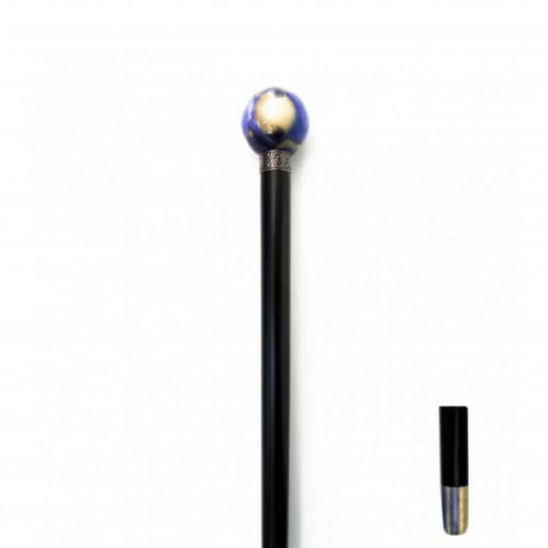 عصا زينة راقية بمقبض كروي ناعم وأنيق وخامة من خشب...