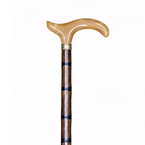 عصا صناعة إسبانية من خشب الجوز بمقبض إكريليك ناعم...