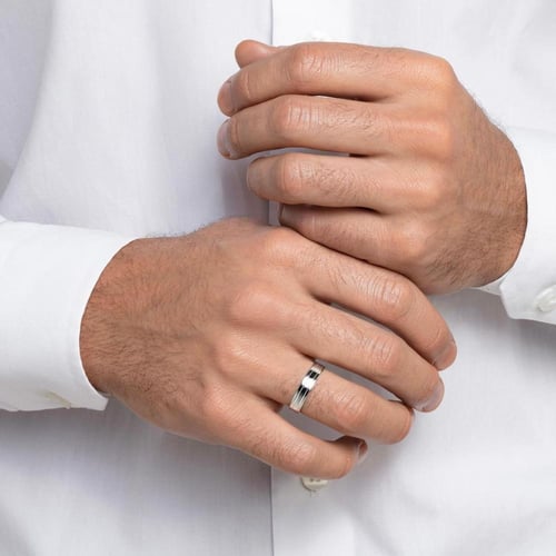 دبلتين رجالية ونسائية مميزة - فضة إيطالية خالصة مط...