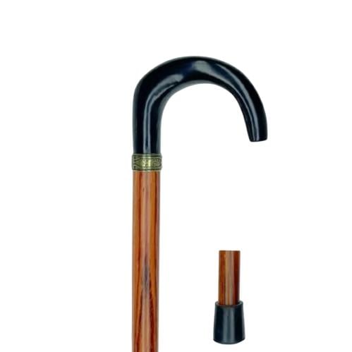 عصا راقية بمقبض من القرن الطبيعي صناعة إسبانية من...