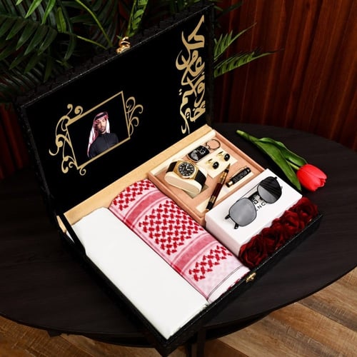 بوكس إهداء رجالي عصري فخم بتنسيق مميز و بتصميم خاص...
