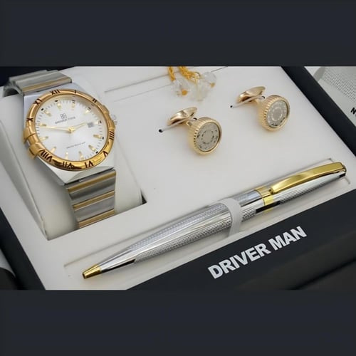 أطقم ساعات رجالية راقية بتفاصيل استثنائية مع إكسسو...