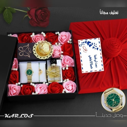بوكسات هدايا نسائية فخمة تشمل إكسسوارات راقية بتغل...