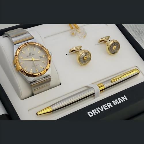 أطقم ساعات رجالية راقية بتفاصيل استثنائية مع إكسسو...