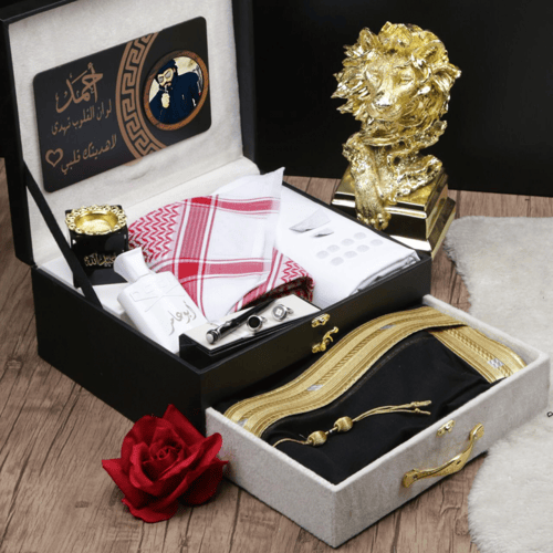 بوكس إهداء رجالي فخم بتصميم خاص
