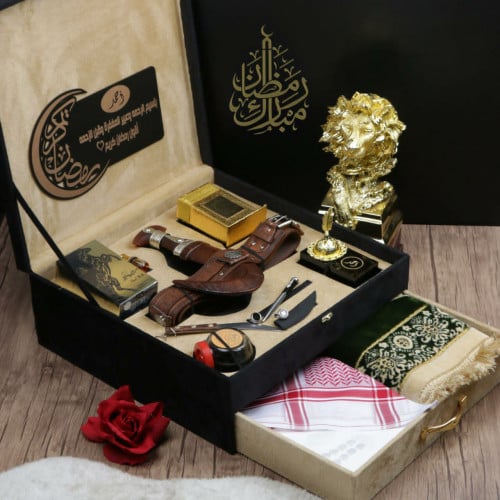 بوكسات إهداء رمضانية فخمة بتصميم خاص للإسم والعبار...