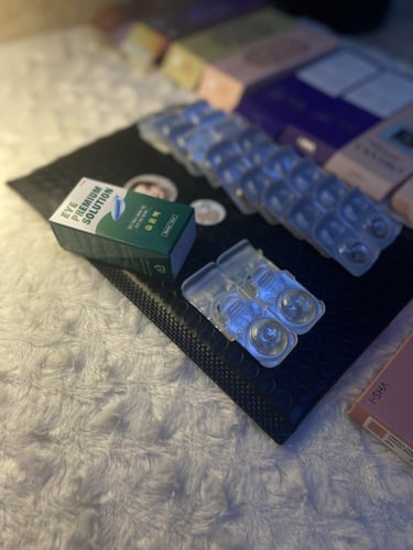 مجموعة عينات عدسات يوميًا من جميع الانواع 12 زوج