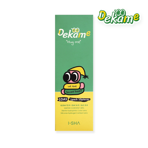 عدسات I-SHA لون العدسة : ديكامي دارك شوكولاتة