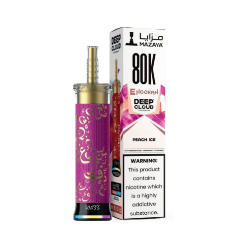 Mazaya Deep Cloud 80K Puffs peach ice