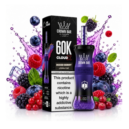 Fakher Crown Bar iHOS X Mixed Berries Shisha, 60,0...
