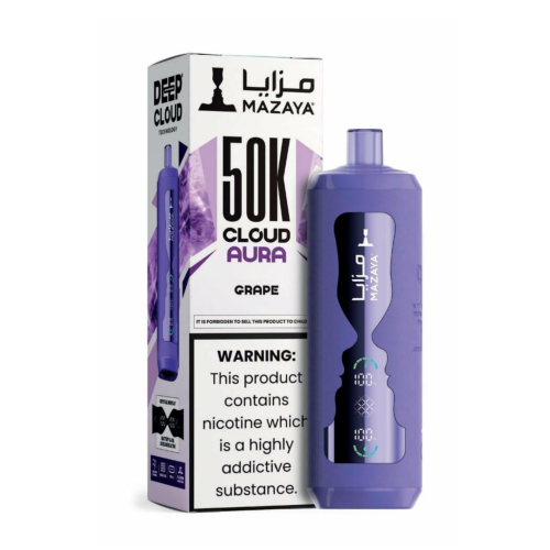 Mazaya Cloud Aura 50K puffs, not grape