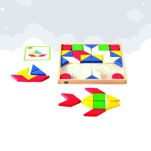 نمط أشكال فسيفساء كبيرة اديو فن