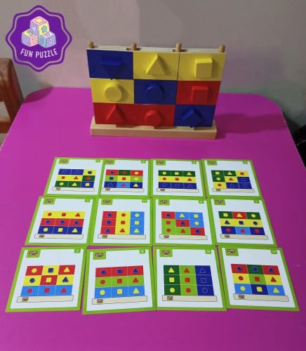 لعبة الباترون والمسامير والالوان