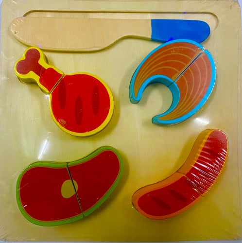 لعبة الخشبية تقطيع اللحوم