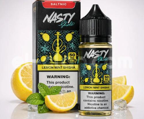 نكهة ناستي ليمون نعناع شيشة 30مل - Nasty Lemon Min...
