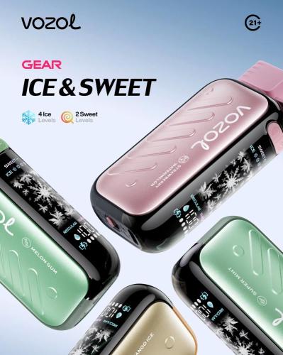 سحبة فوزول جير 40 ألف سحبة Vozol Gear ice & Sweet...
