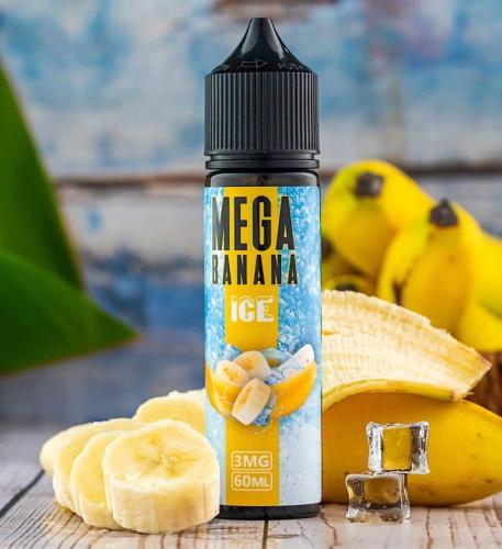 نكهة ميجا موز ايس 60 مل | MEGA BANANA ICE 3MG