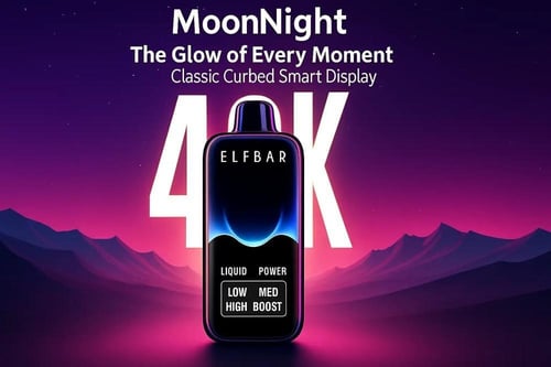 سحبة الف بار مون لايت 40 الف سحبه - ELFBAR MOONLIG...